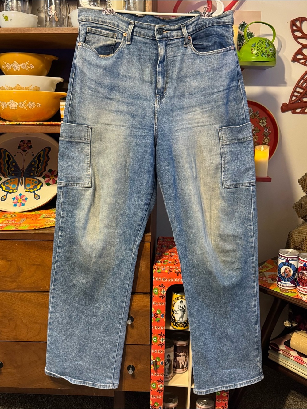 Levi Strauss High Rise Loose Utility Jeans
